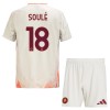 Maillot de Supporter AS Roma Soule 18 Extérieur 2024-25 Pour Enfant